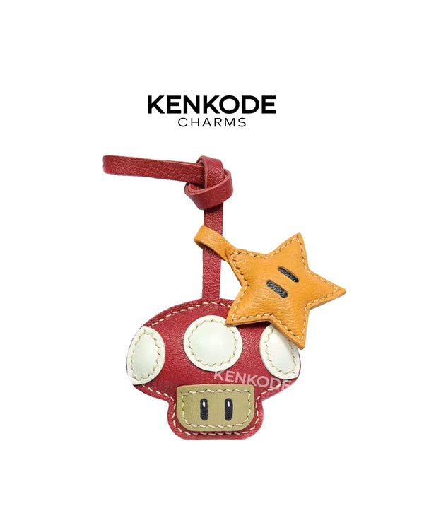 Super Mario Mushroom Charm
