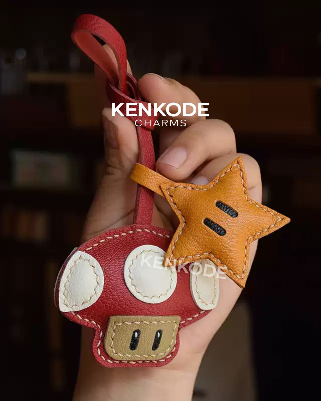 Super Mario Mushroom Charm