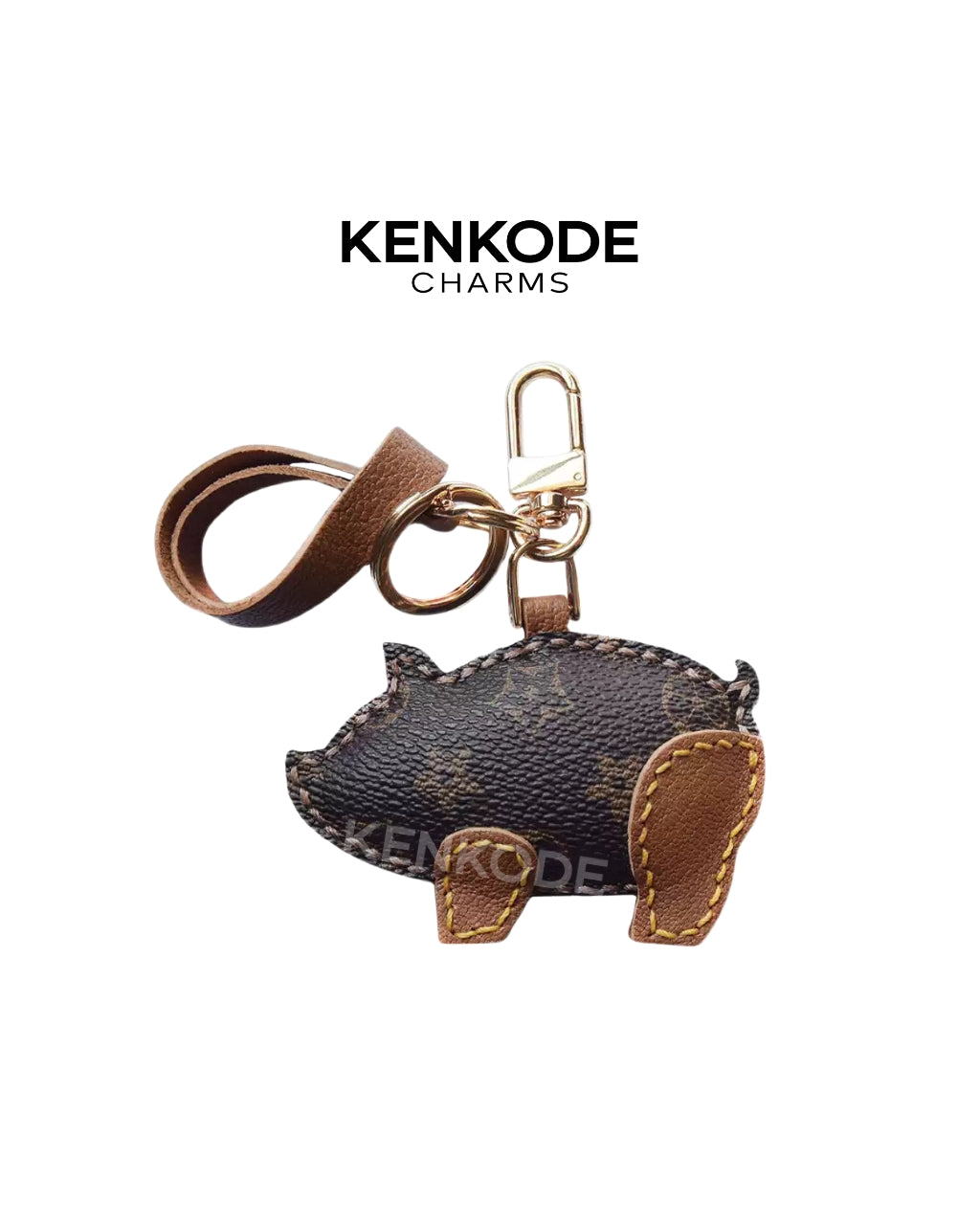 Pig silhouette Charm