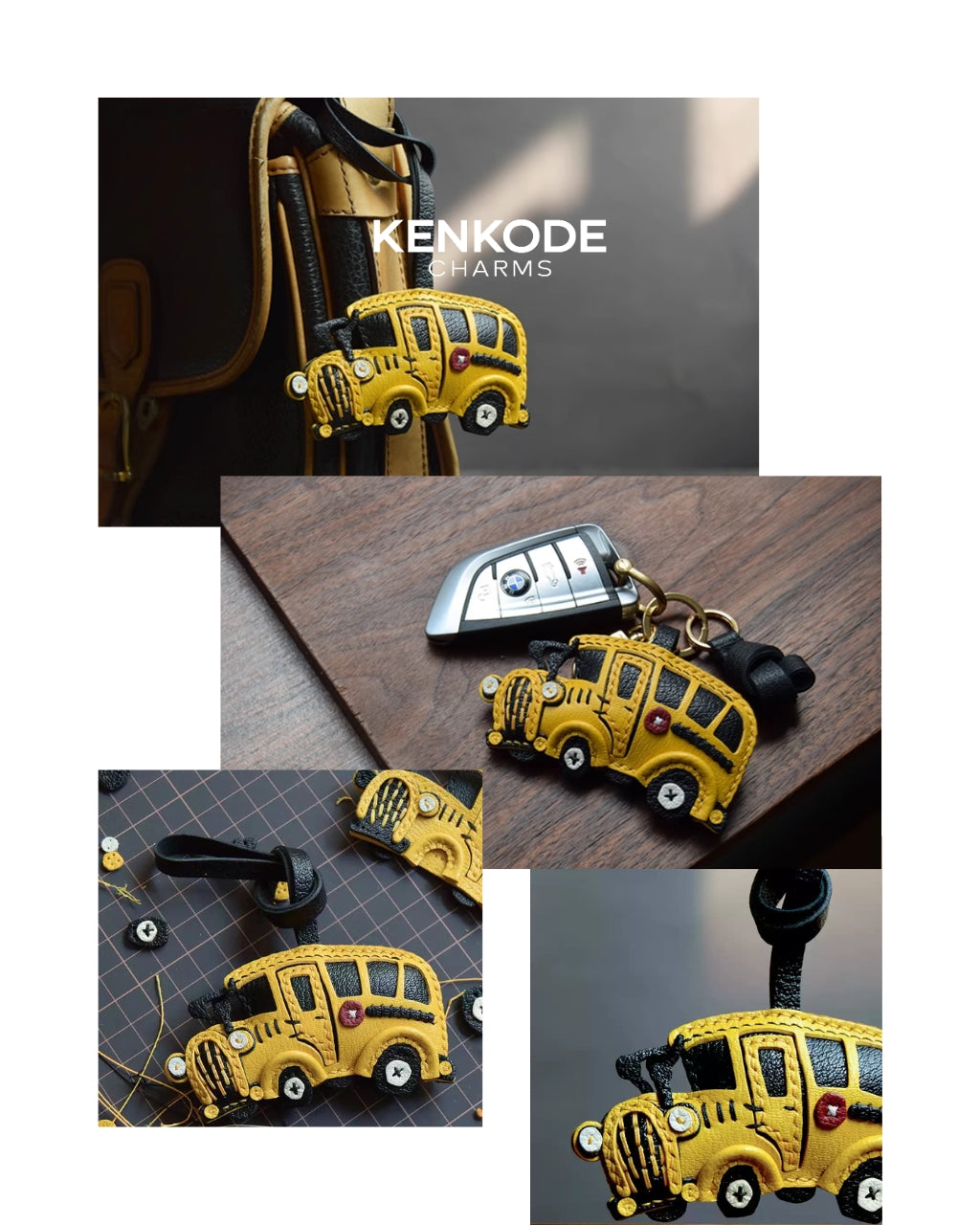 School Bus Charm