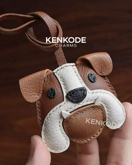Brown Bulldog Charm - 04