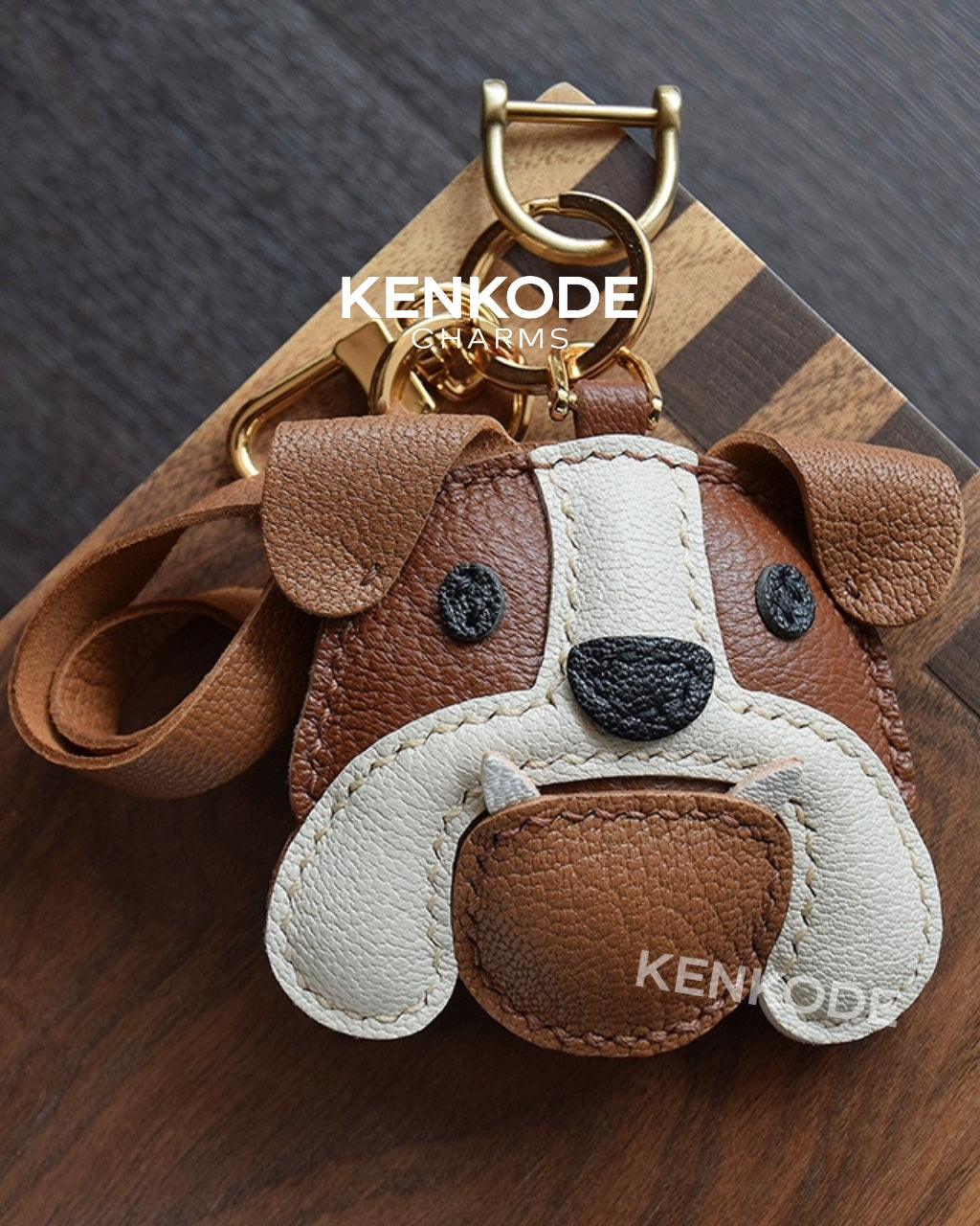 Brown Bulldog Charm - 05
