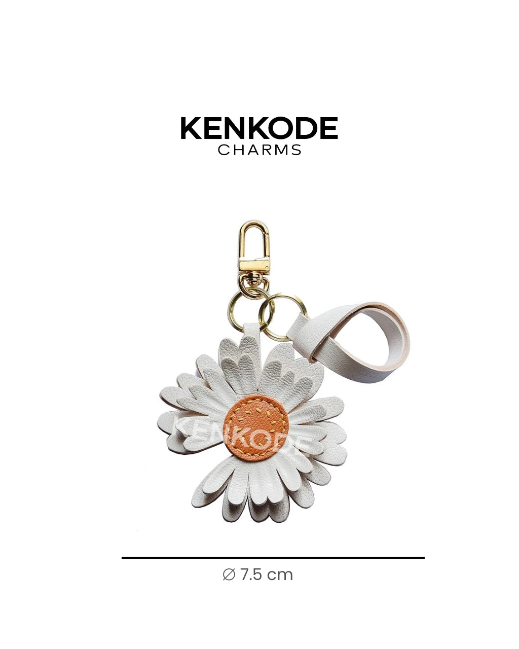 Daisy Charm - size