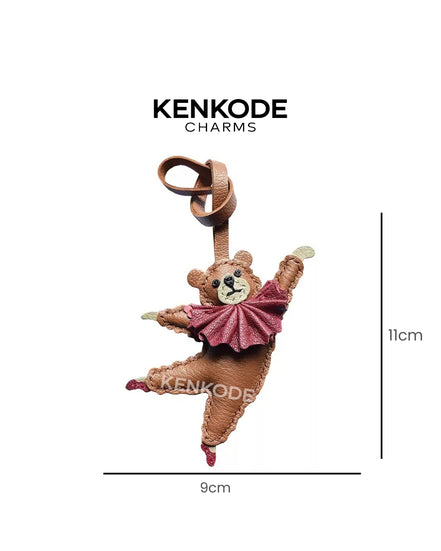 Dancing Bear Charm - size