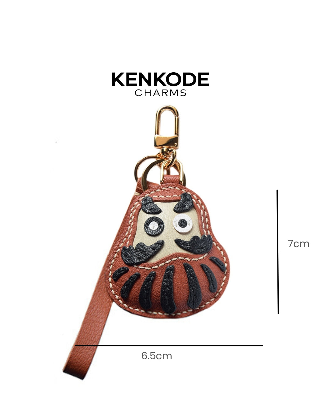 Daruma Charm - size