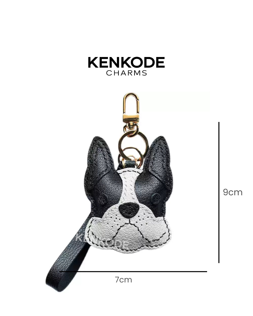 French Bulldog Charm - size