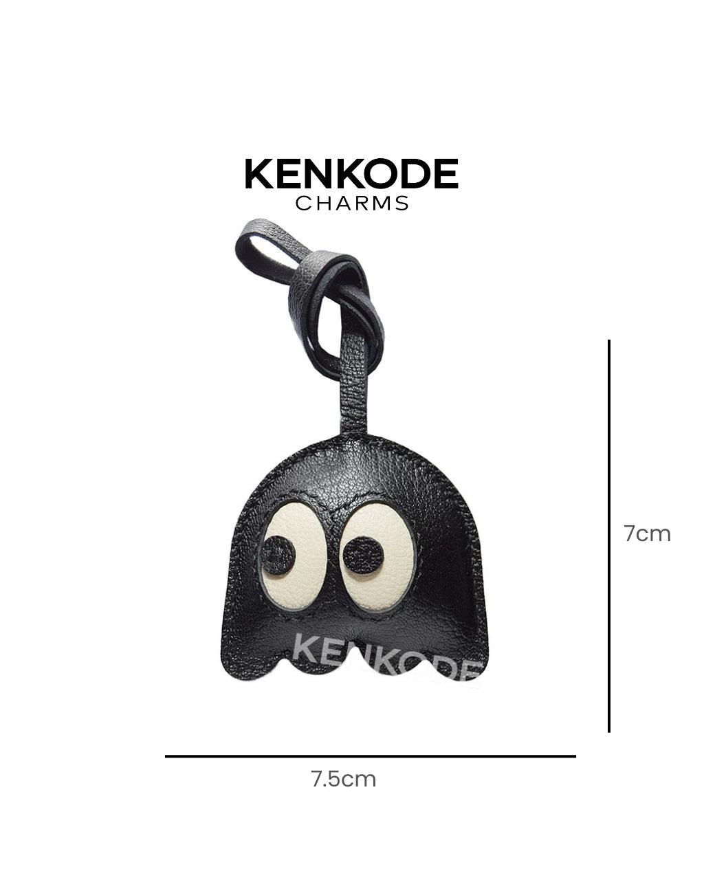 Pac-Man Charm - size
