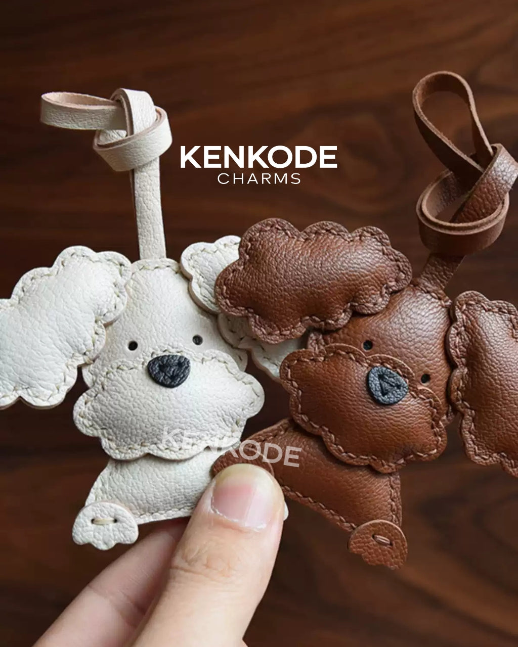 Poodle Puppy Charm - 01