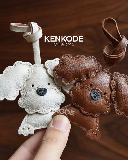 Poodle Puppy Charm - 01