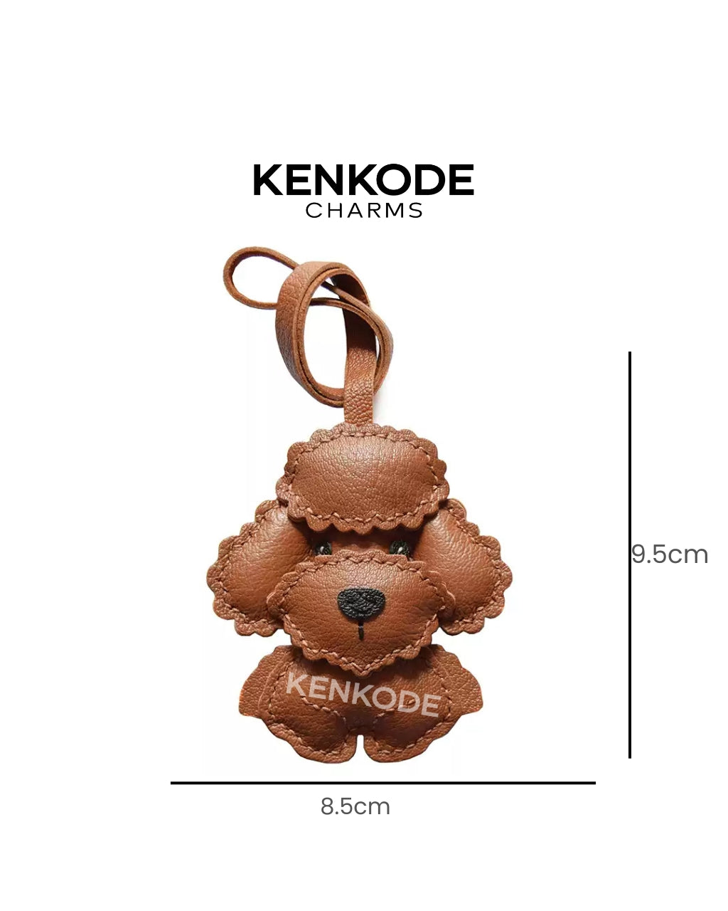 Poodle Teddy Charm - size