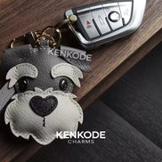 Schnauzer Head Charm - 03