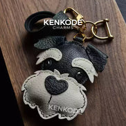 Schnauzer Head Charm - 06